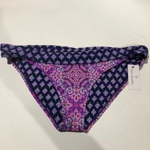 Vera Bradley Womens Piper Banded Bikini Bottoms XL